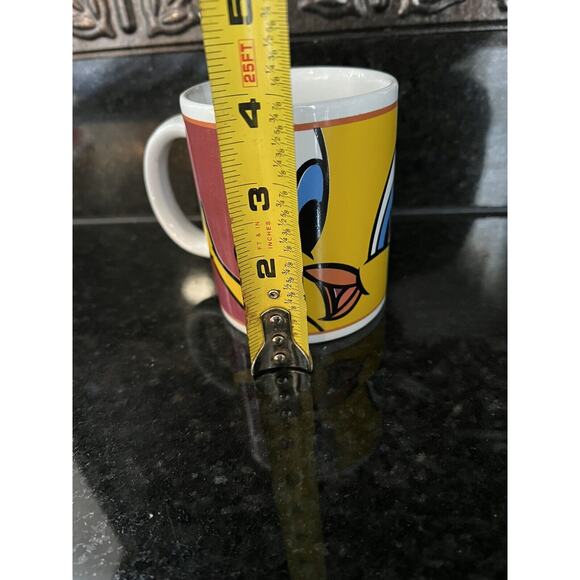 Looney Tunes Tweety Bird Coffee Tea Mug cup Warner Bros 2000 Vintage - Picture 3 of 9